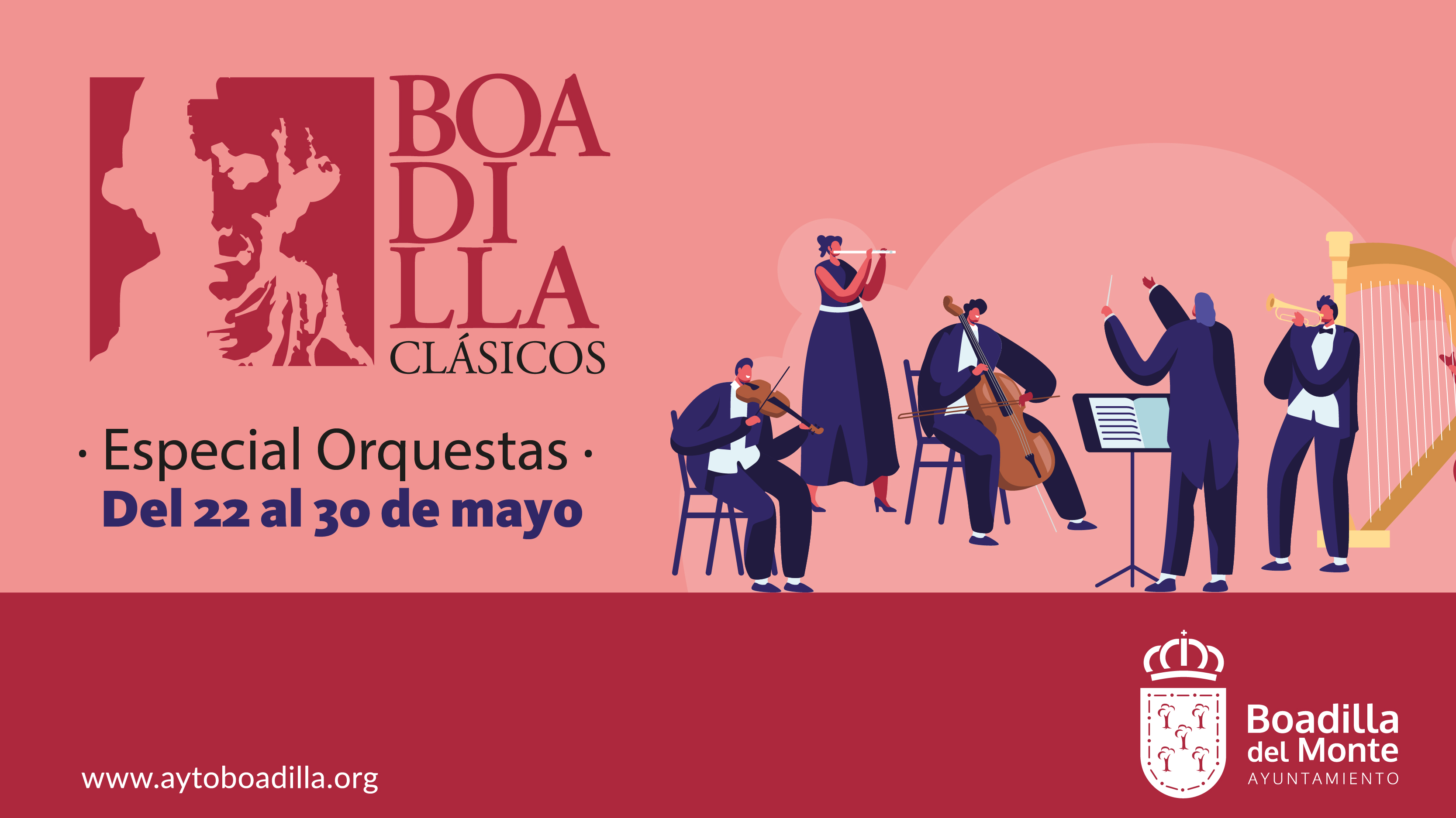 EL FESTIVAL BOADILLA CLÁSICOS OFRECERÁ UN ESPECIAL ORQUESTAS ENTRE EL 22 Y EL 30 DE MAYO