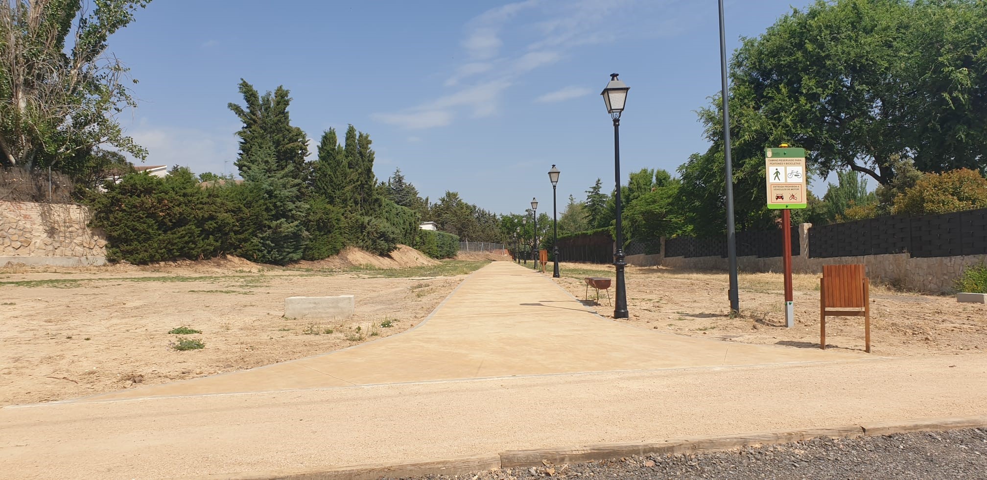 NUEVO CARRIL BICI QUE UNE LA CARCAVA Y LAS LOMAS POR LA C/ VALLE DEL MORO